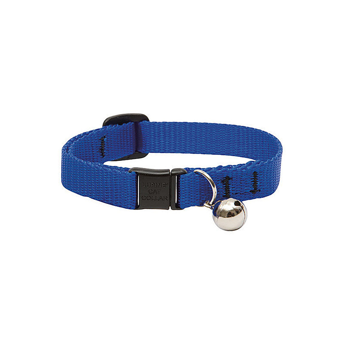 Lupine 17527 Pet Basic Solids Blue Blue Nylon Cat Collar