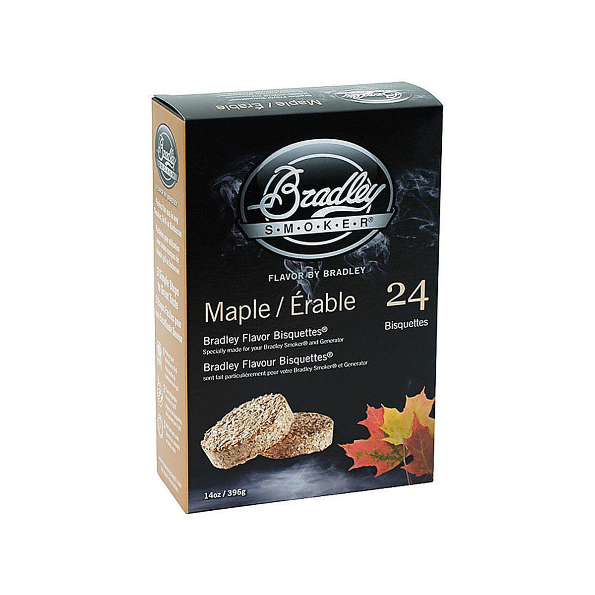 Bradley Smoker - BTMP24 - All Natural Maple Wood Bisquettes 24 Pack