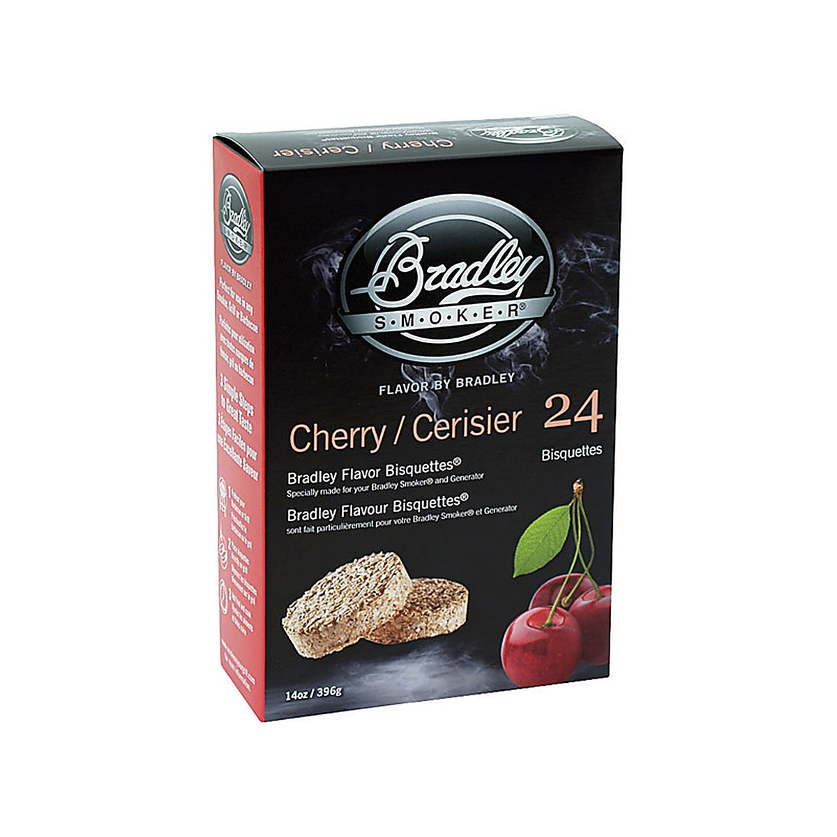 Bradley Smoker - BTCH24 - All Natural Cherry Wood Bisquettes 24 Pack