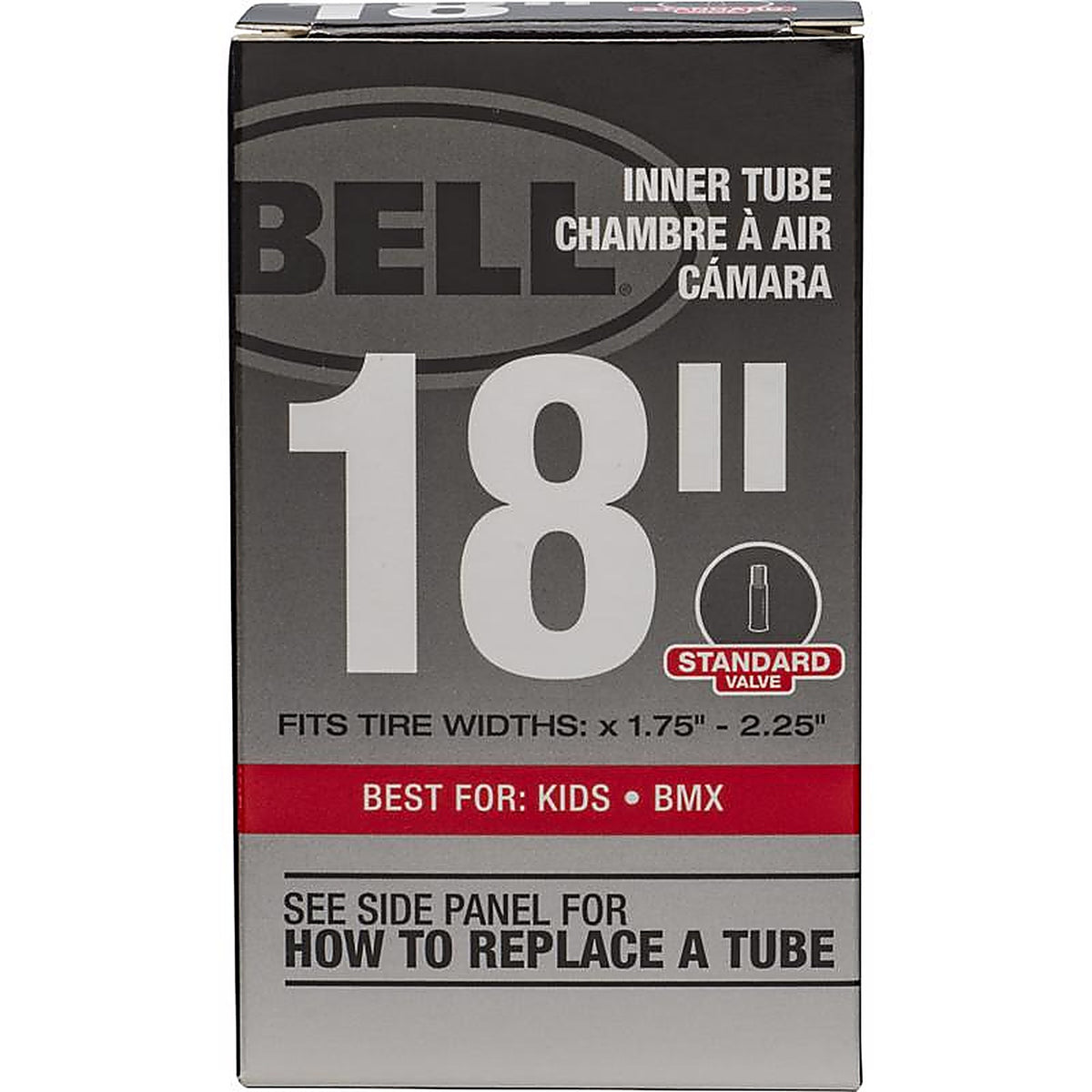 Bell Sports 7109062 18 in. Rubber Bicycle Inner Tube 1 pk