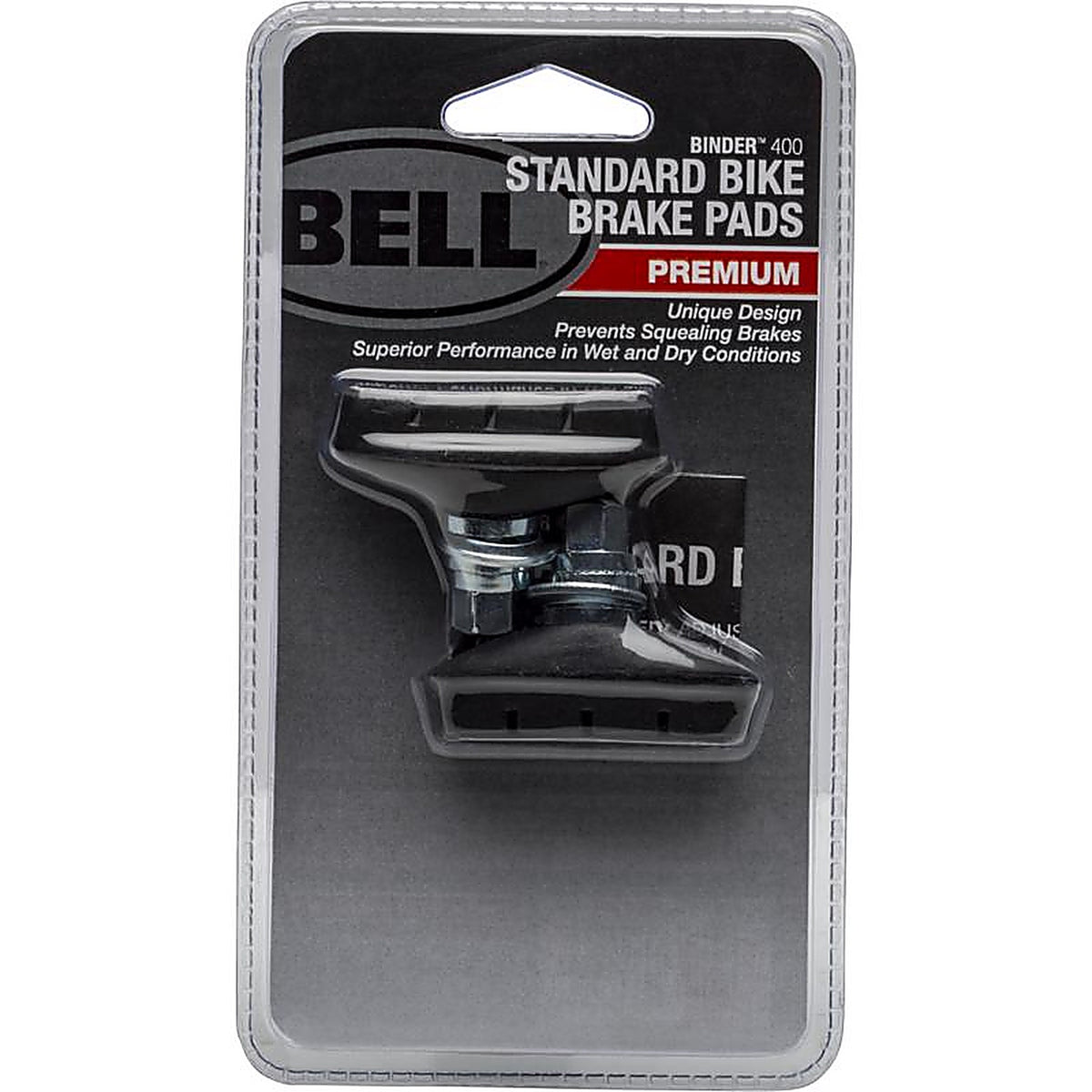 Bell Sports 7122134 Binder 400 Synthetic Compounds Bike Brake Pads Black