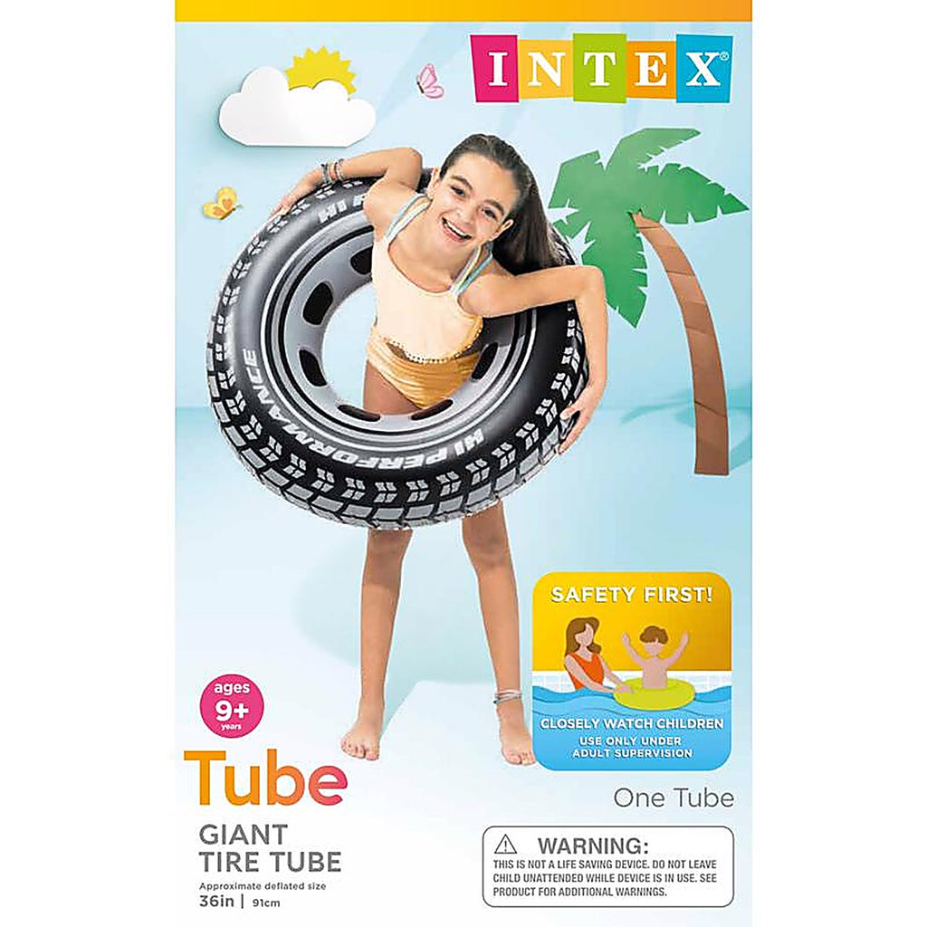 Intex 59252EP Black Vinyl Inflatable Floating Tube