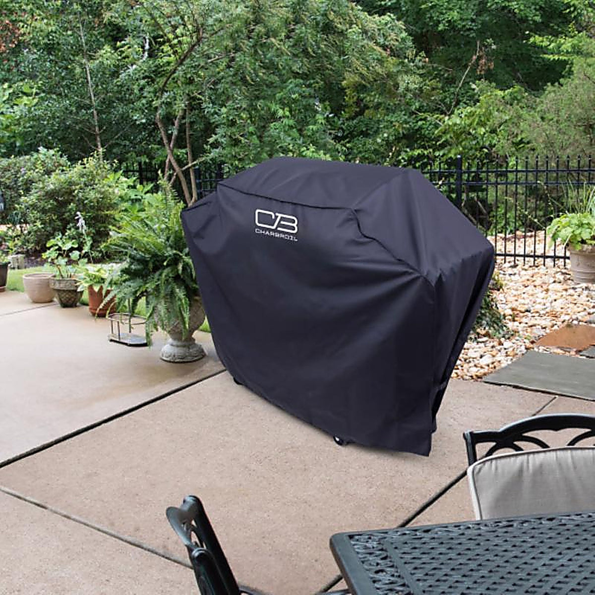 Char-Broil 4965580P04V Black Grill Cover For Performance 3-4 Burner 62 in. W x 42 in. H