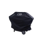 Char-Broil 9379754P04V Black Grill Cover For 2 burner gas grills- medium charcoal grills and sm 52 in. W x 48 in. H