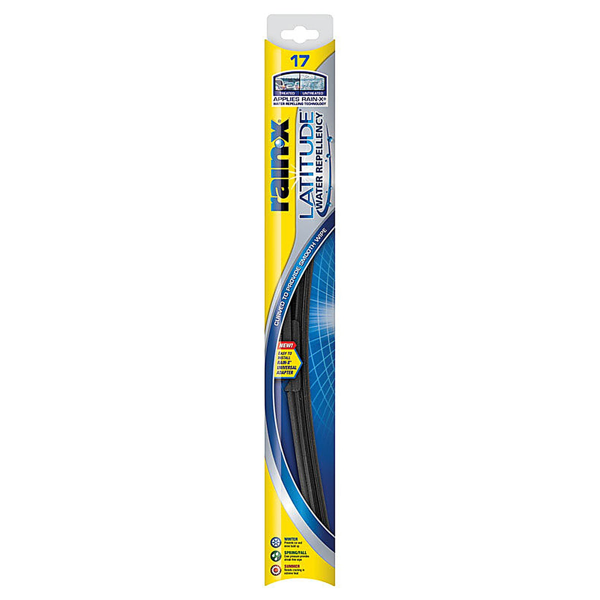 Rain-X 5079283-2 Latitude 17 in. All Season Windshield Wiper Blade