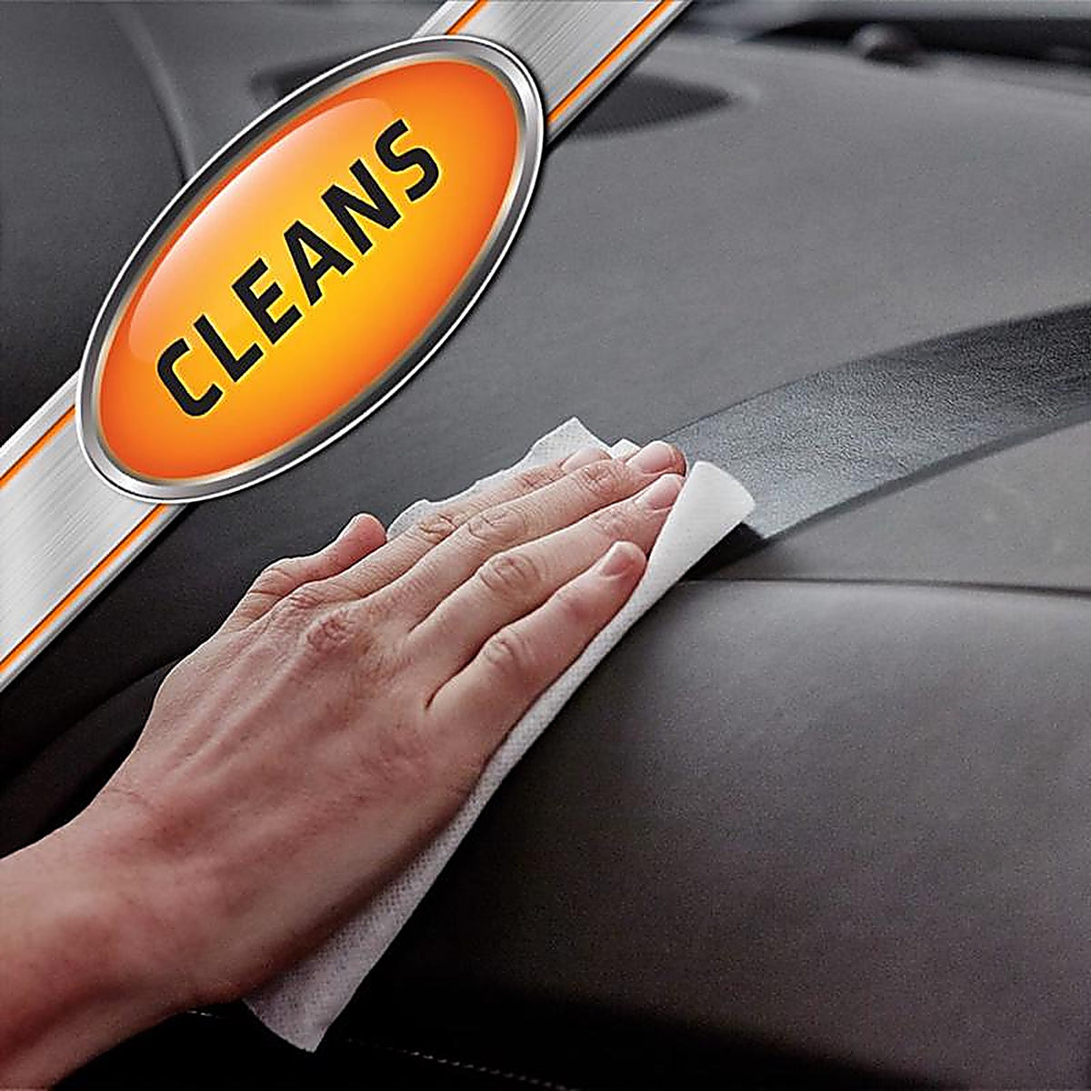 Armor All 10260 Multi-Surface Air Freshening Cleaner Wipes Orange Scent 25 count
