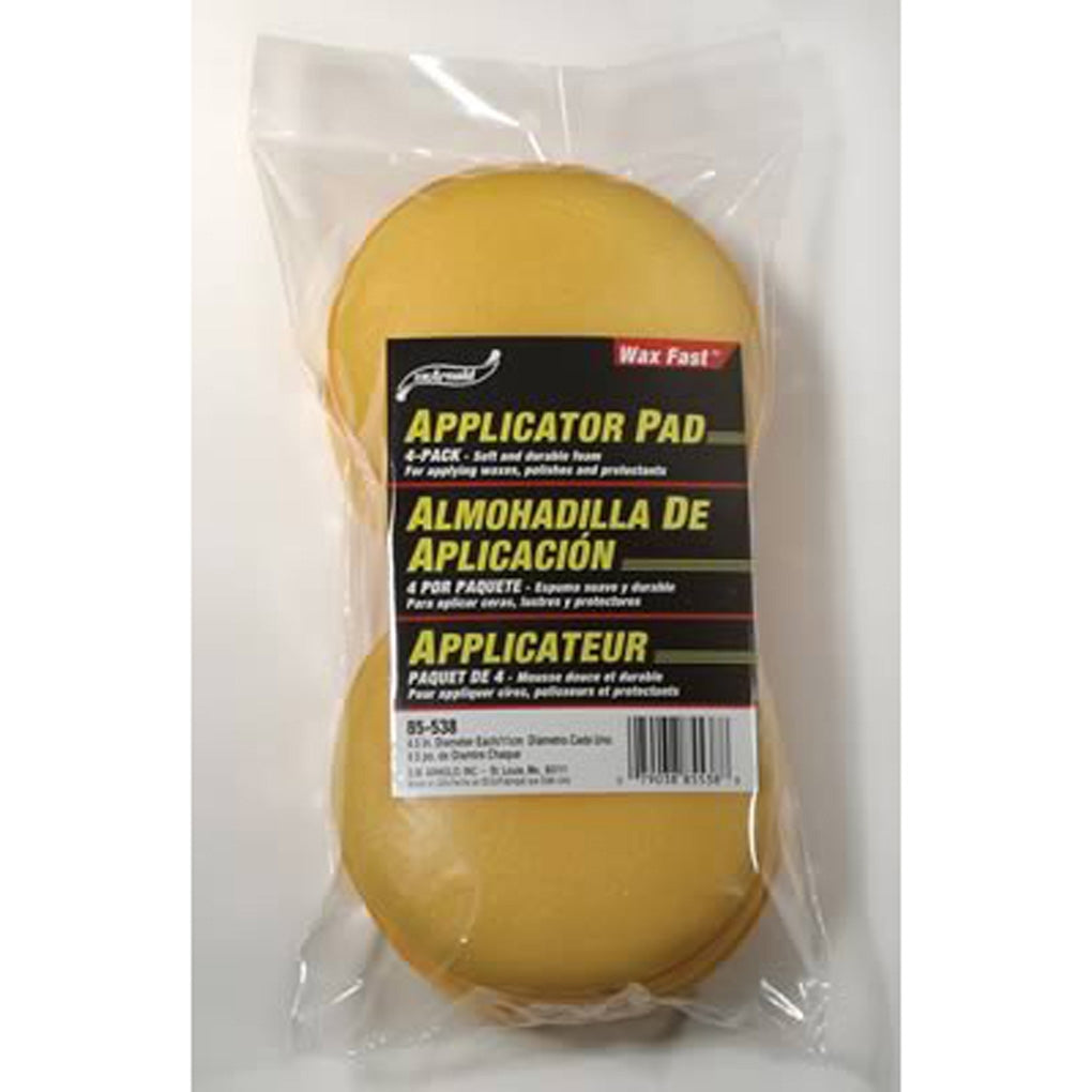 SM Arnold 85-538 Applicator Pads, 4 Pack 4.5 Diameter