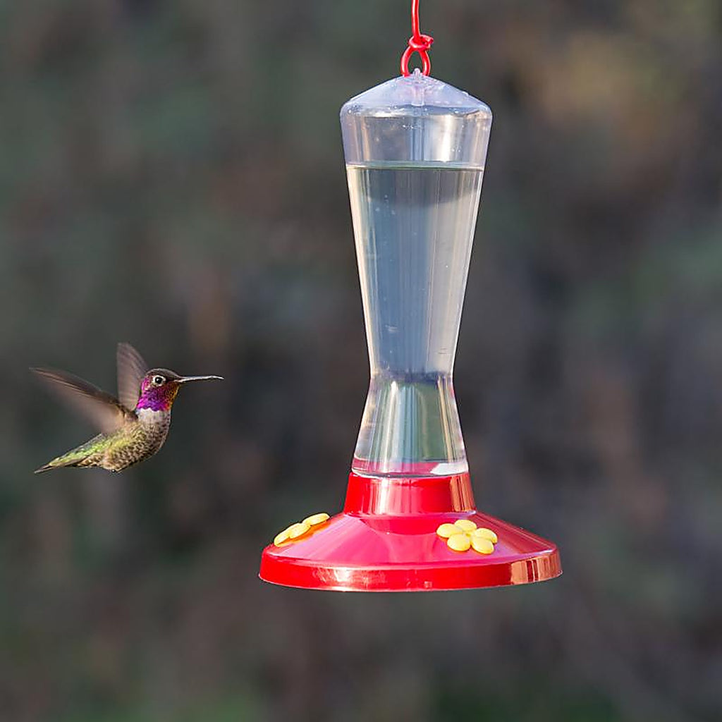 Perky-Pet 211 Hummingbird 8 oz. Plastic Nectar Feeder 3 ports