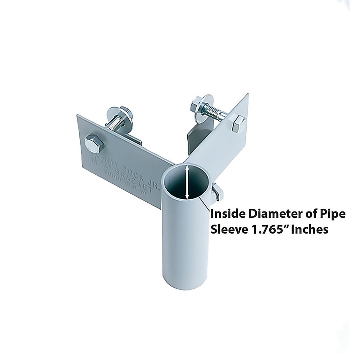Tommy Docks - A-50000 - Gray Steel Outside Corner Bracket