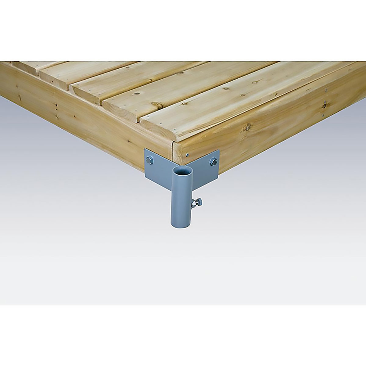 Tommy Docks - A-50000 - Gray Steel Outside Corner Bracket
