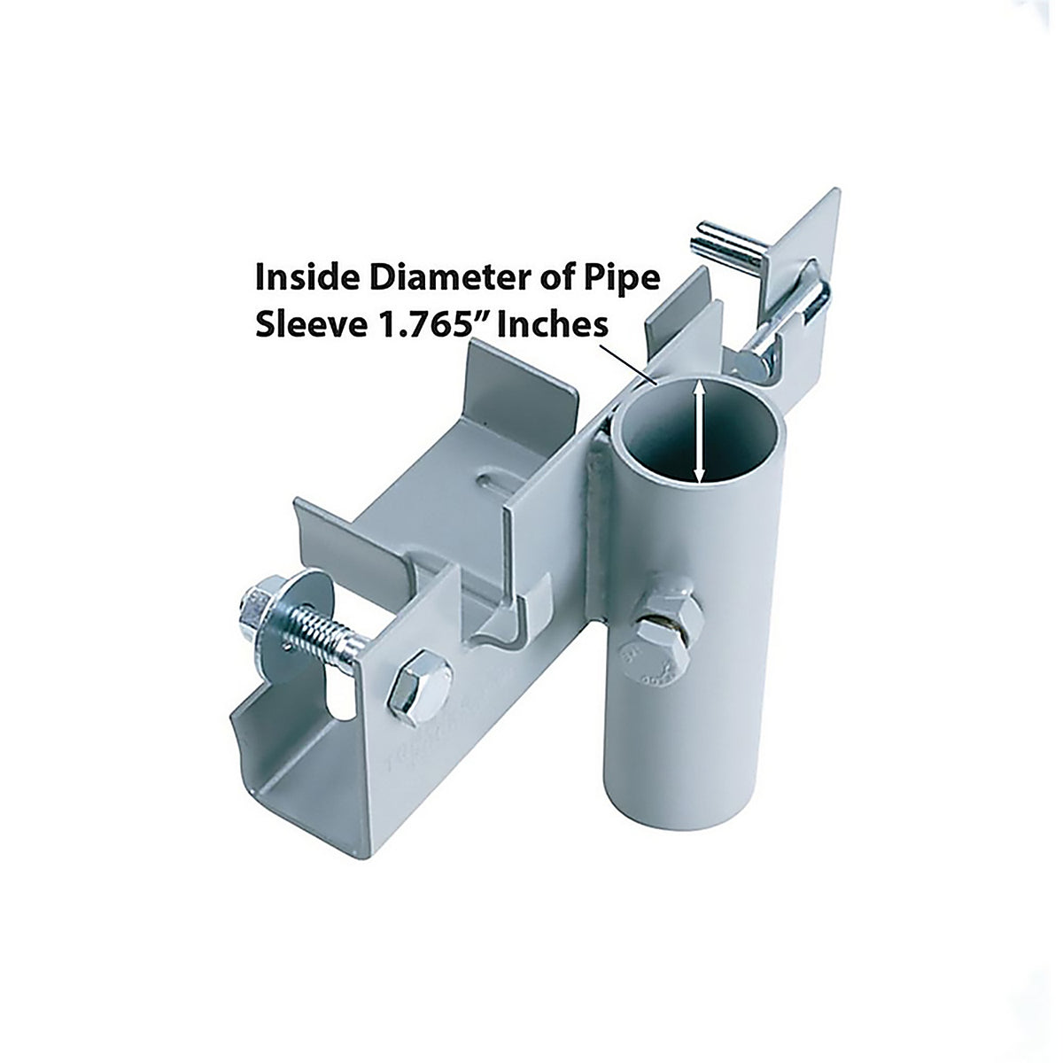 Tommy Docks - A-50001 - Gray Steel Straight Bracket