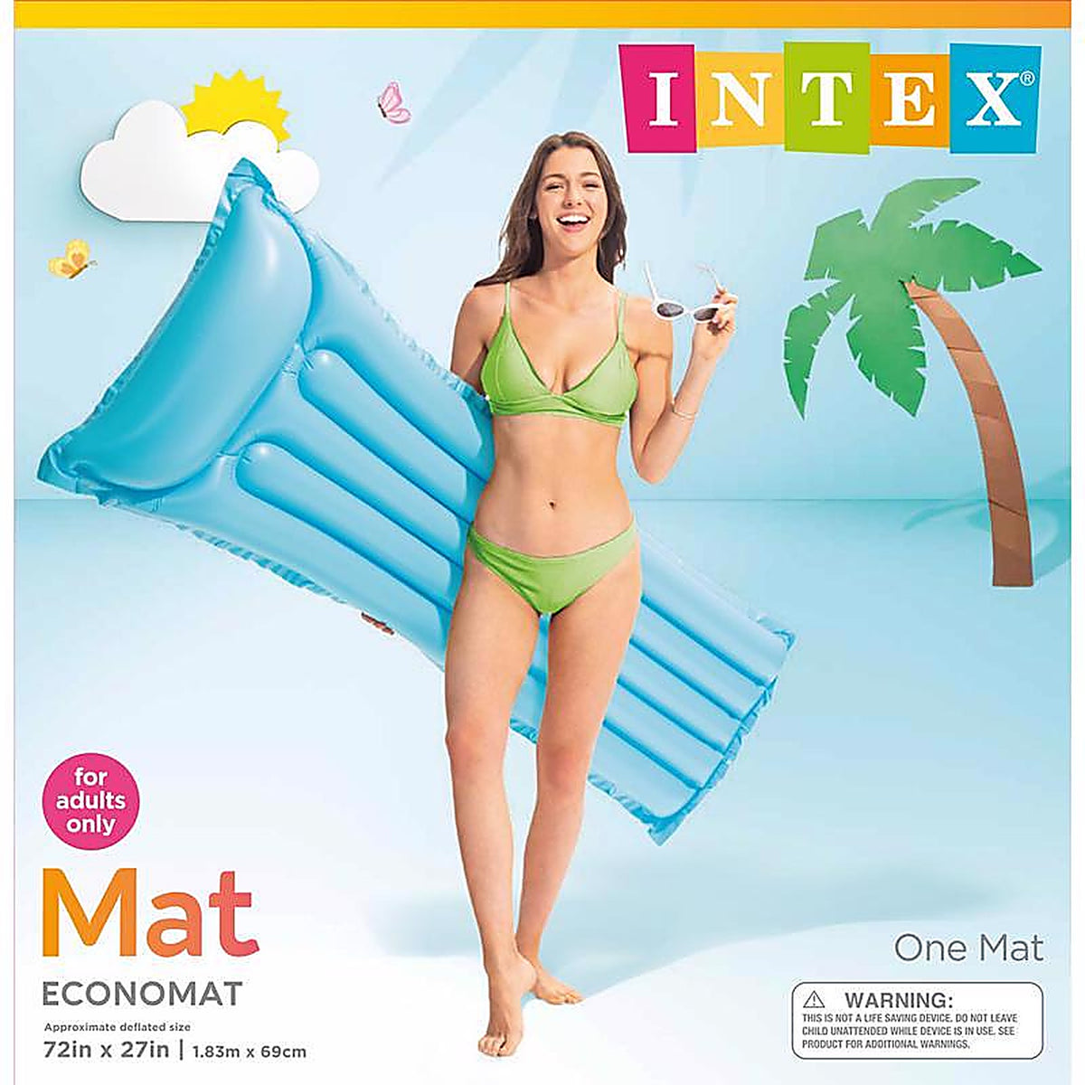 Intex 59703EP Assorted Vinyl Inflatable Floating Tube