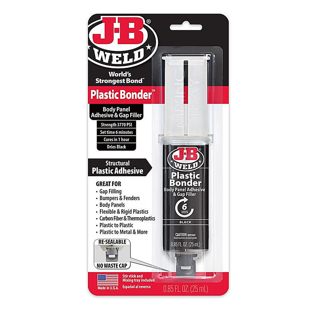J-B Weld 50139 Plastic Bonder High Strength Automotive Adhesive Paste 0.85 oz.