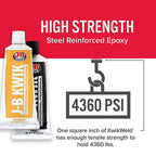 J-B Weld 8271 KwikWeld High Strength Automotive Adhesive Paste 10 oz.