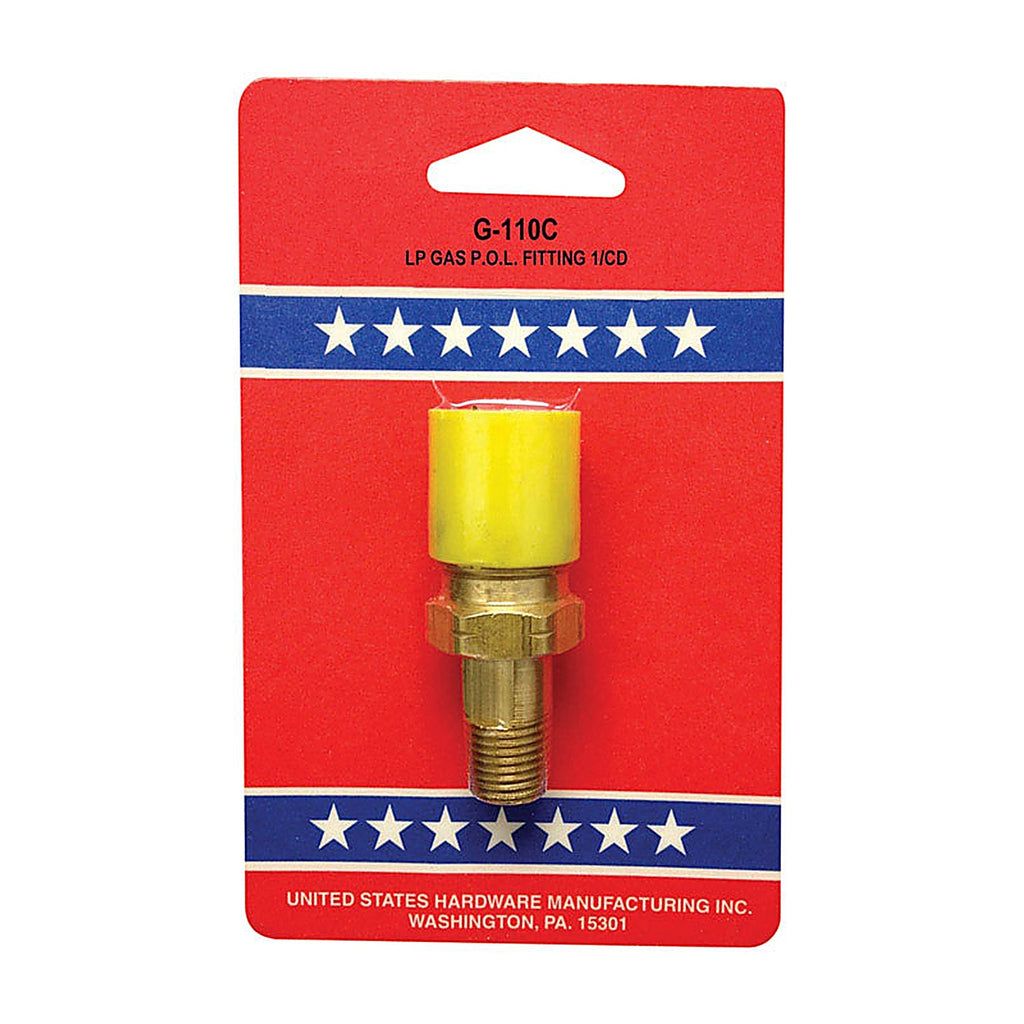 US Hardware G-110C LP Gas POL Fitting 1/Pack