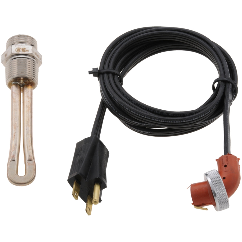 ZeroStart 8600996 Engine Heater, 1000W 240V, 3/4in. NPT, Detroit Diesel, Ford, International