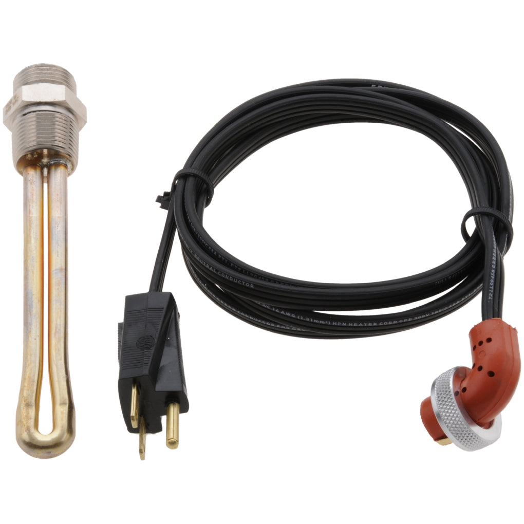 ZeroStart 8601054 Engine Heater, 1500W 240V, 3/4in. NPT, Caterpillar, Cummins, Mack