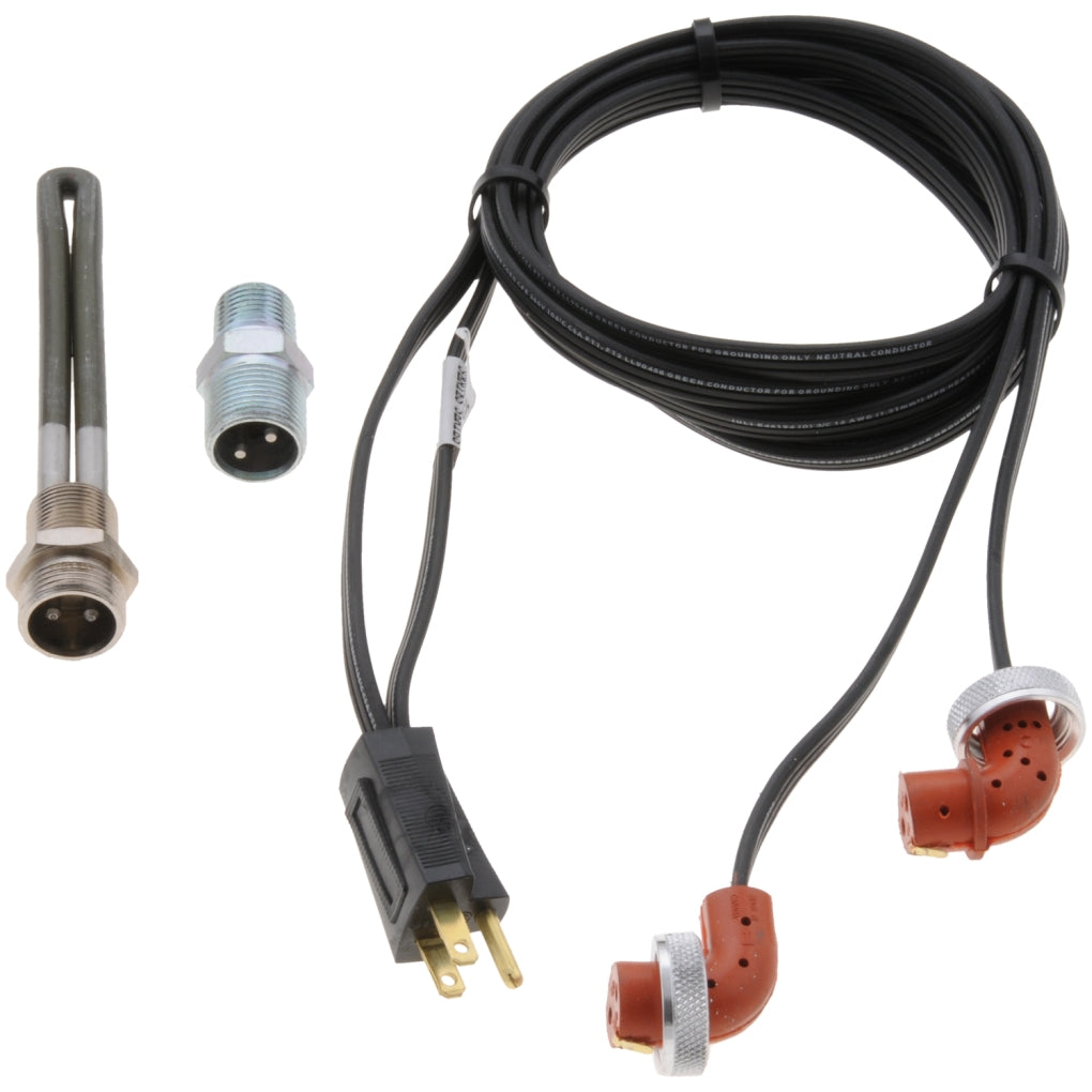 ZeroStart 8602905 Engine Heater, 300W 120V, 22mm x 1.5 Thread, Stainless Steel