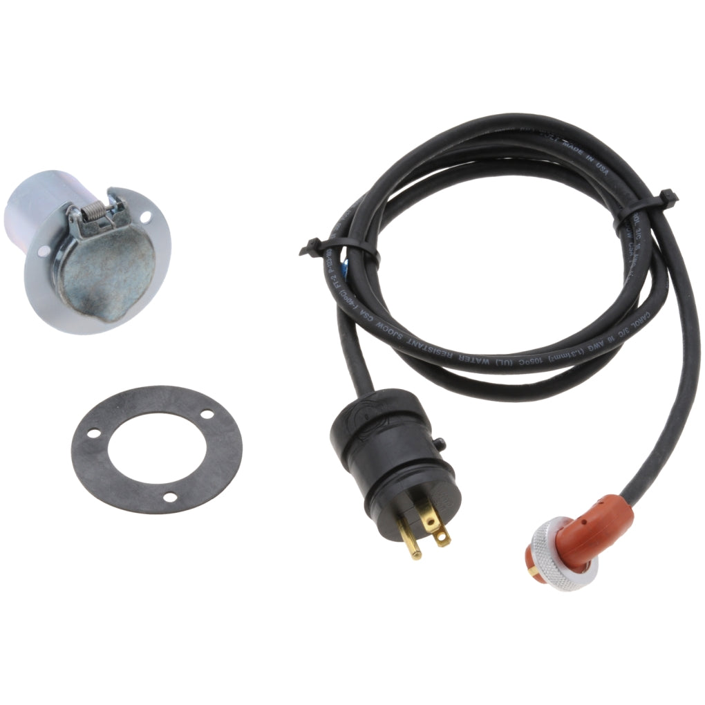 ZeroStart 8602948 Power Cord, Weatherproof, 120V 15A, 10ft. w/Zinc plated