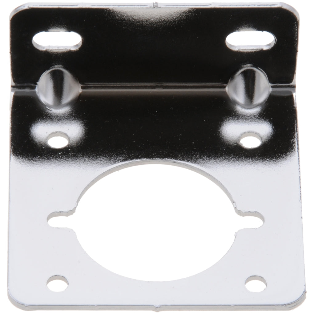 ZeroStart 860-6048 Mounting bracket for weatherproof receptacles chrome plated for 4 or 2 hole mount receptacles