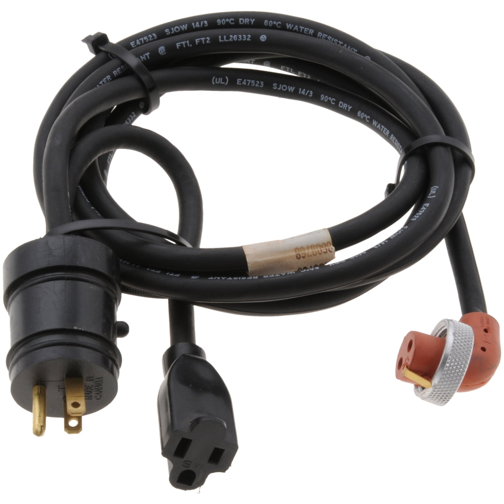 ZeroStart 8608792 Weatherproof power Cord, parallel Y Cord, 120V, 15A, 10ft.x1ft.