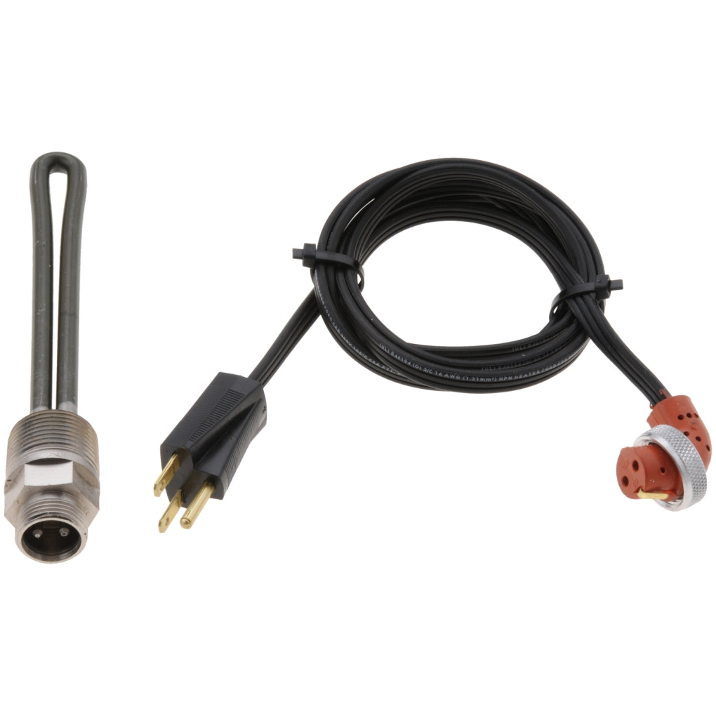 ZeroStart 8609837 Engine Heater, 150W 240V, 1in. NPT, Water/Oil Stainless Steel