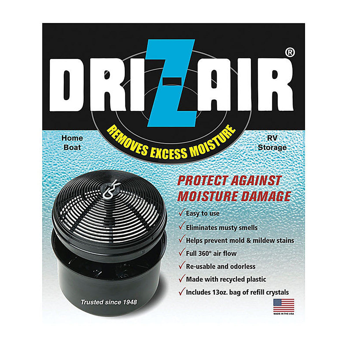Dri-Z-Air - 11501 - Dehumidifier Moisture Absorber 1 Pack