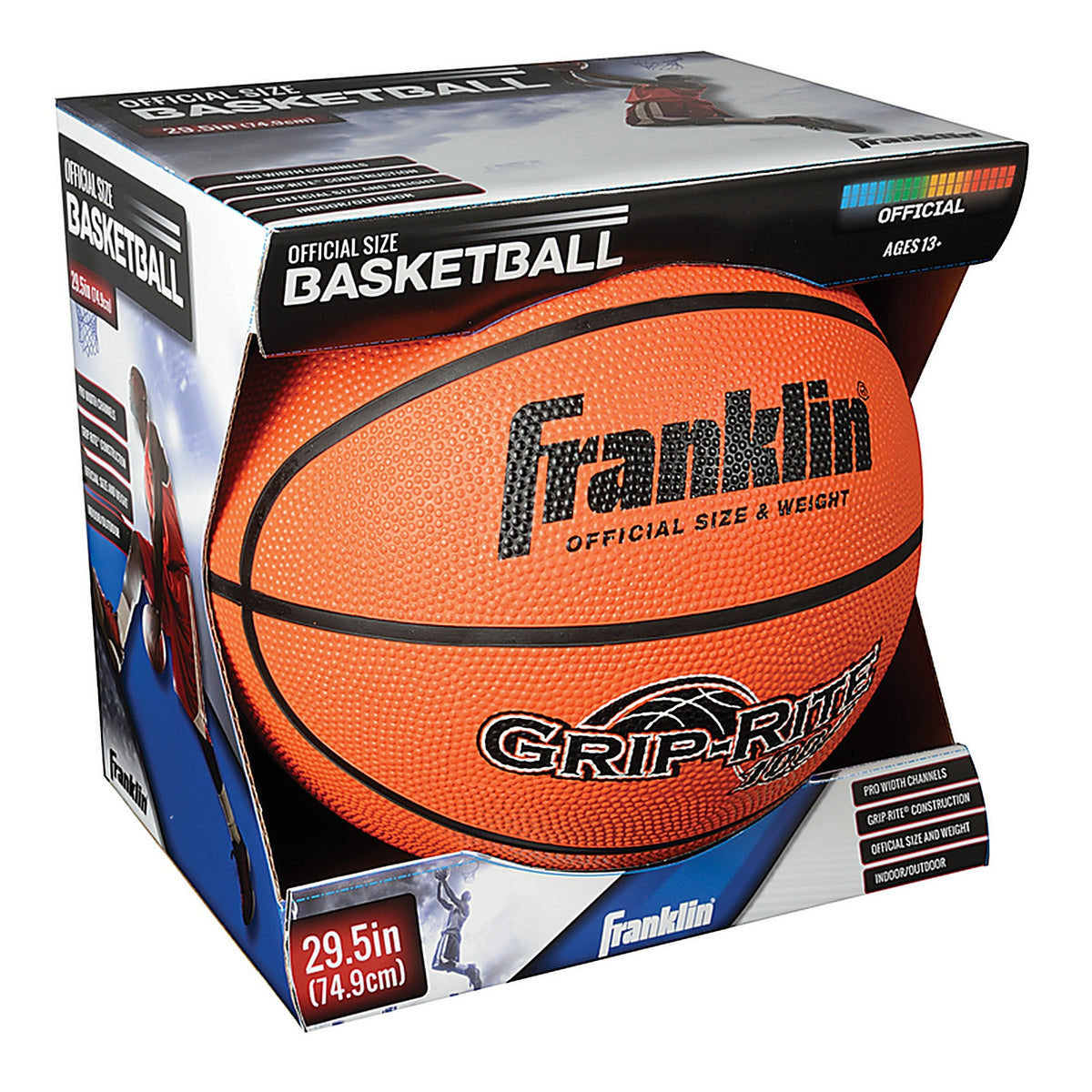 Franklin 7107 Grip-Rite 100 Official B7 Basketball 13 Plus year