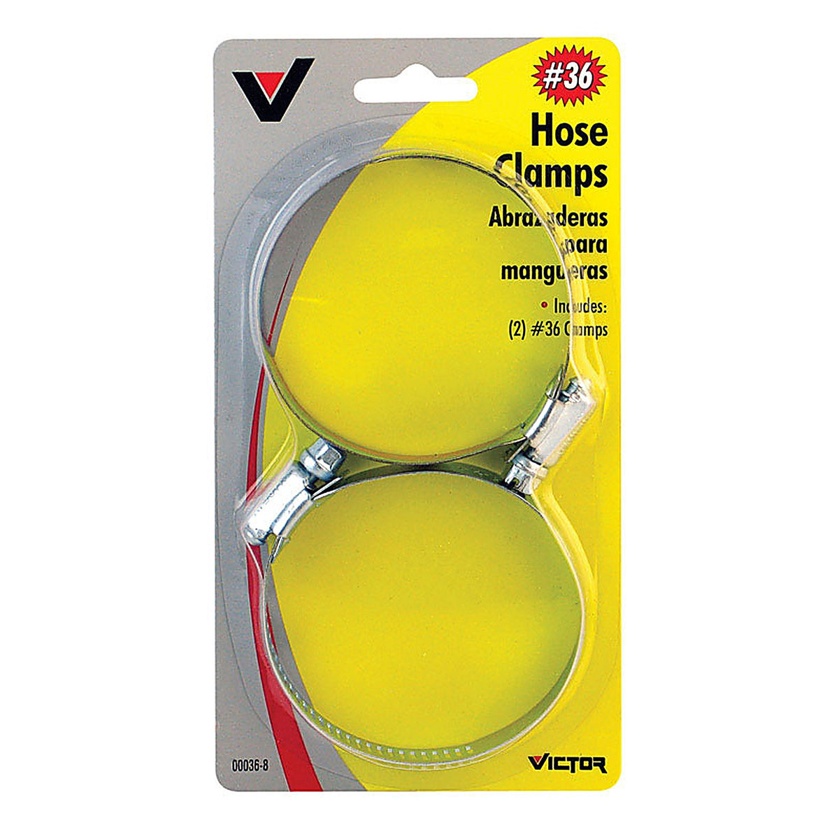 Victor 22-5-00036-8 1-7/8 in. 2-3/4 in. SAE 20 Silver Hose Clamp Stainless Steel Band