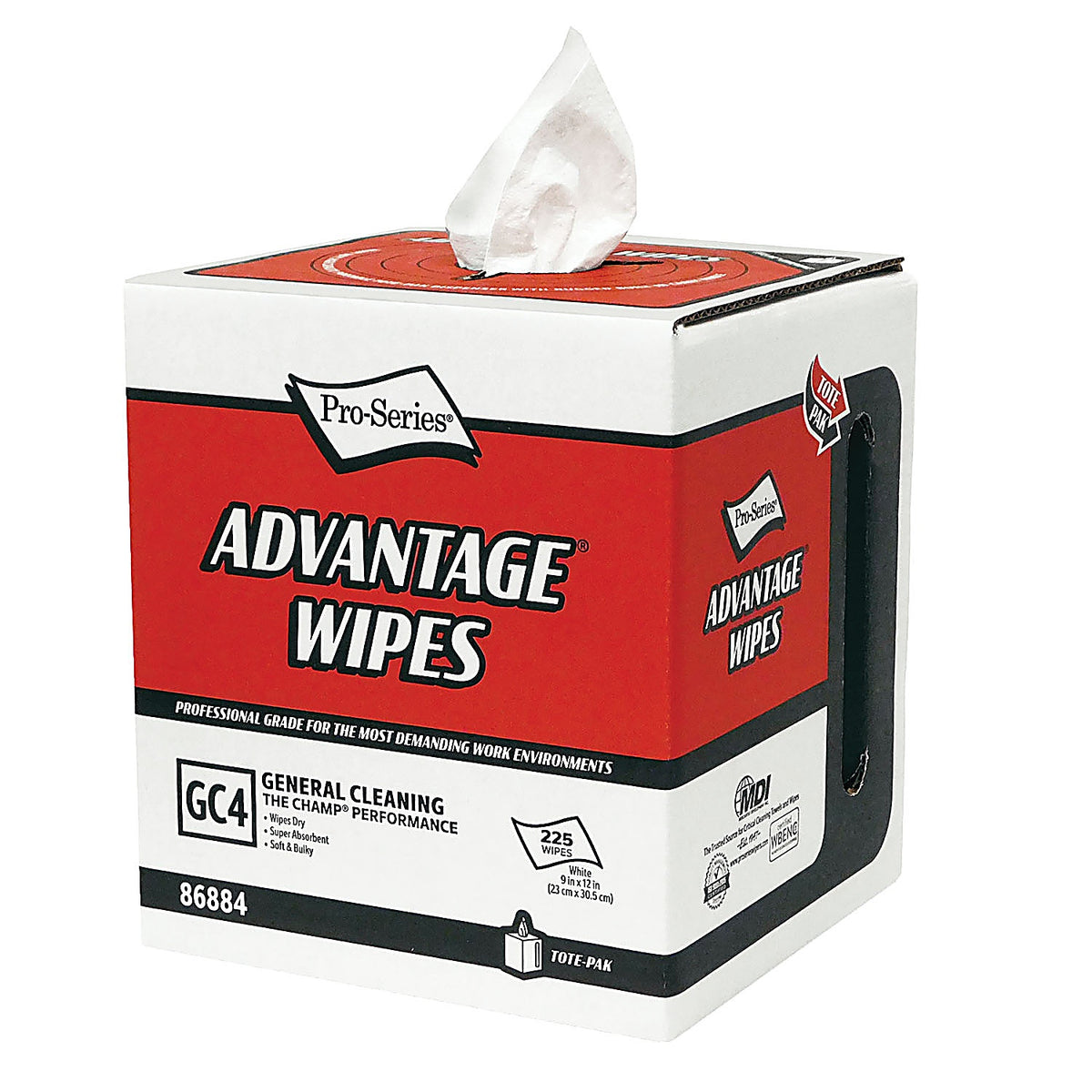 MDI Wipes 86884 4/CS CHAMP 1 WIPE HEAVY GR