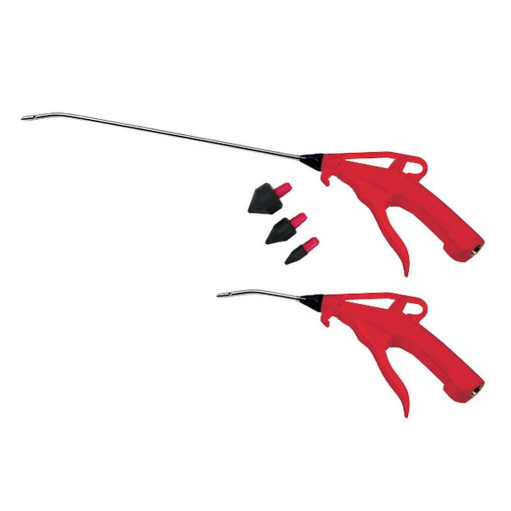 ATD 8738 2/pc 4in. & 13in. Pistol-Grip Air Blow Gun Set w/Rubber Tips