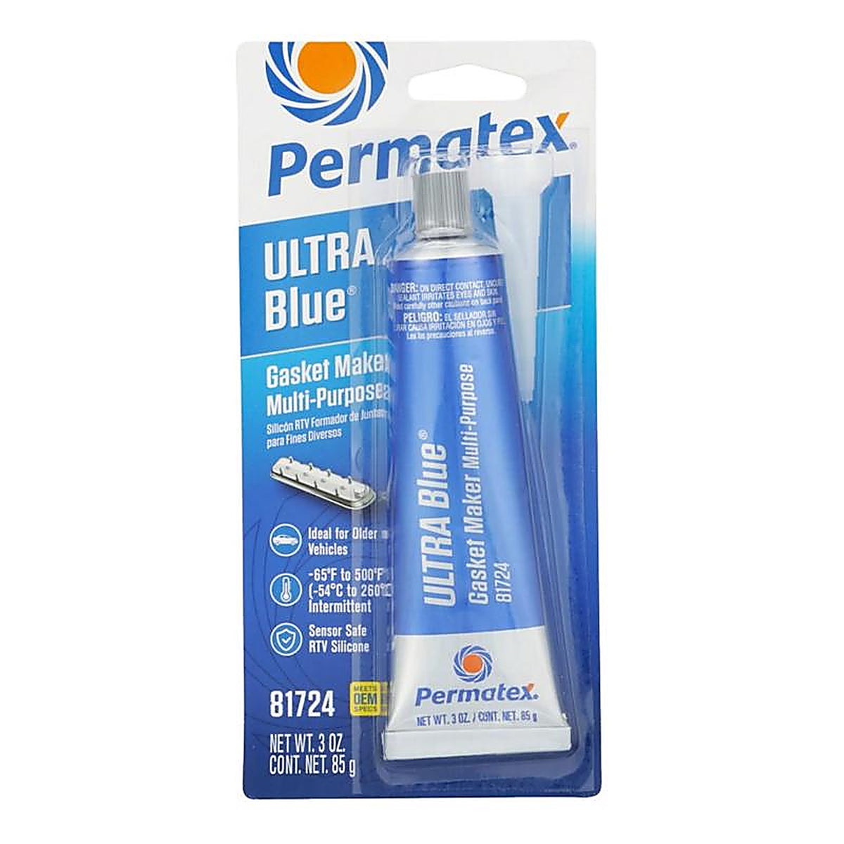 Permatex 81724 Type-1 RTV Silicone Gasket Maker 3.35 oz. 1/Pack