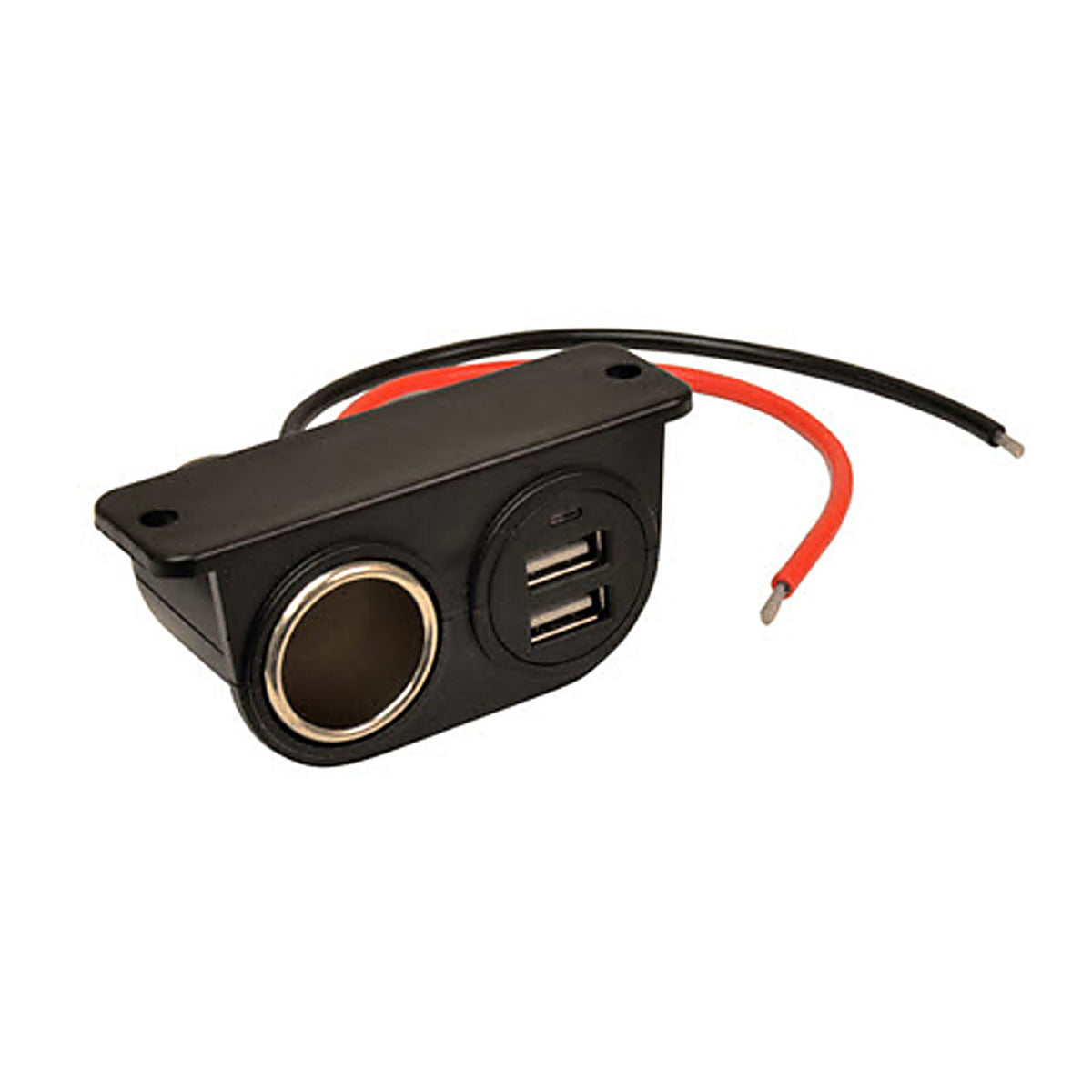 Custom Accessories 18003 12 volt Black Auxiliary Power Outlet 1/Pack
