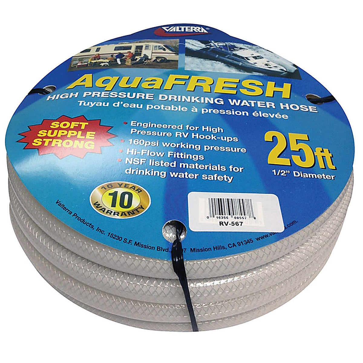 US Hardware RV-567 Fresh Water Hose 1/Pack