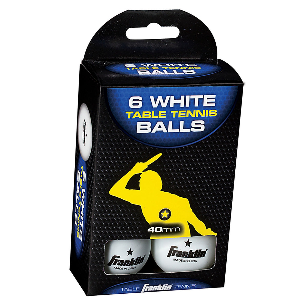 Franklin - 57113 - Table Tennis Balls White 6 Piece