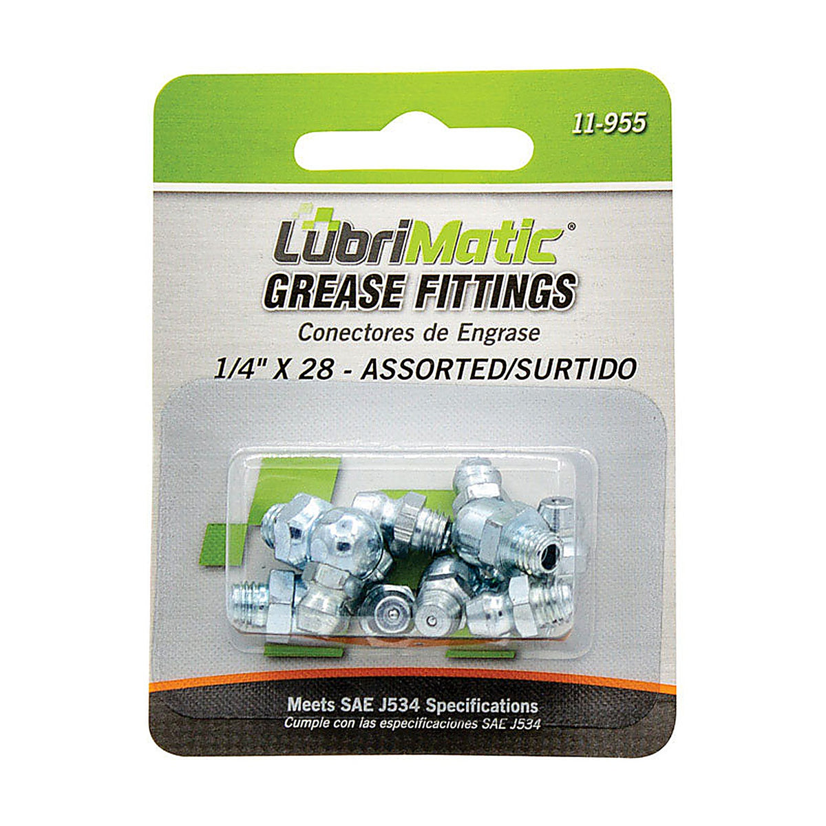 LubriMatic LUBR11955 45 degree/90 degree Grease Fittings 8 pk