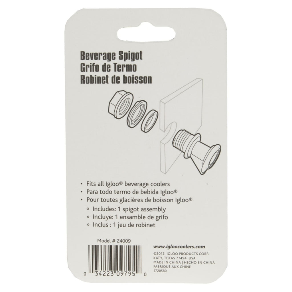 Igloo 24009 Replacement Spigot 10 White 1/Pack