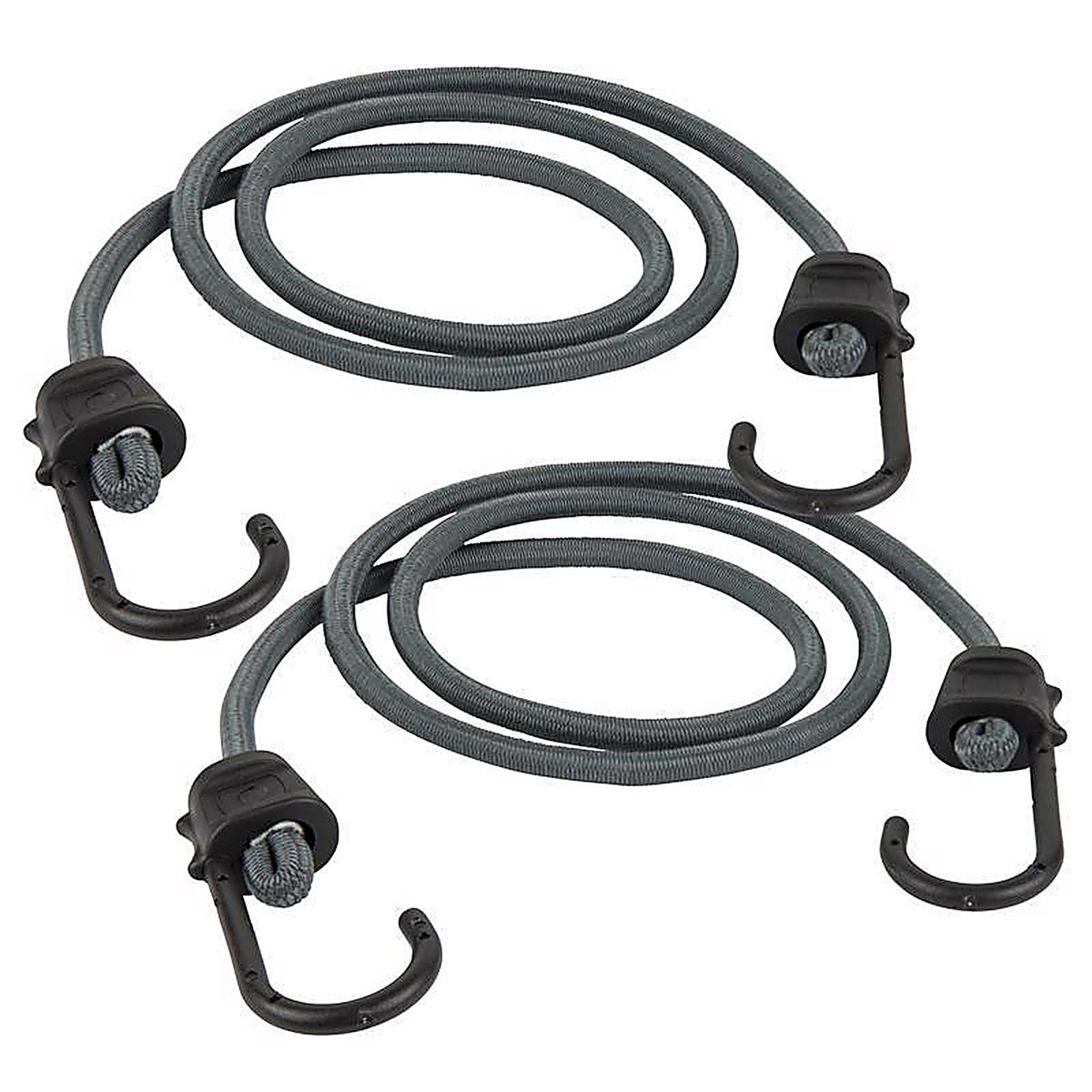 Keeper A06047Z Gray Bungee Cord 48 in. L x 0.315 in. 2/Pack