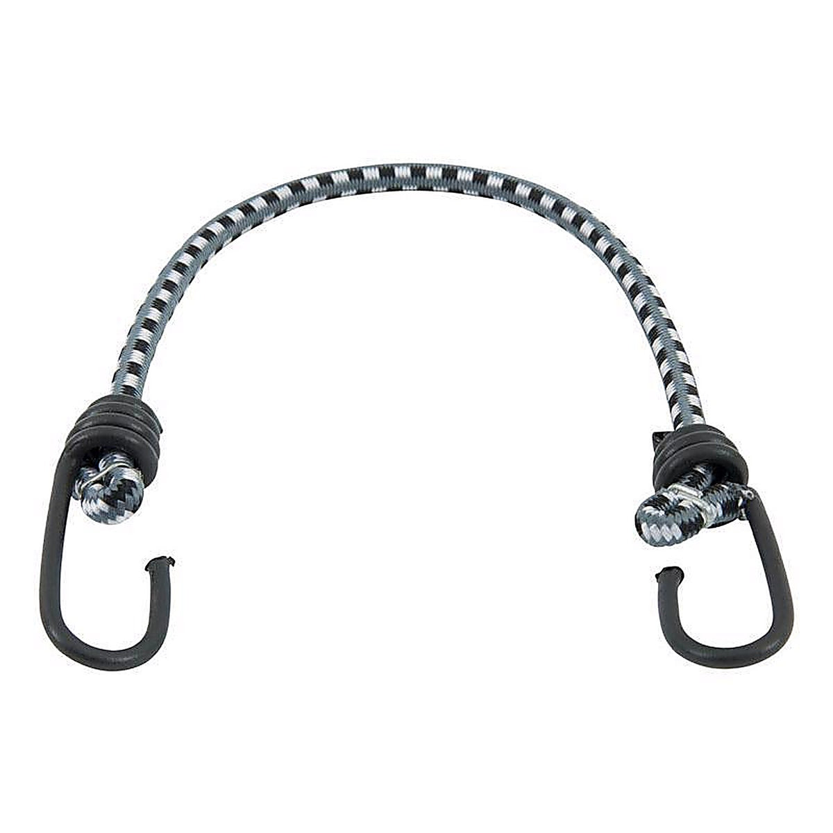 Keeper 06019Z Black/White Bungee Cord 18 in. L x 0.315 in. 1/Pack
