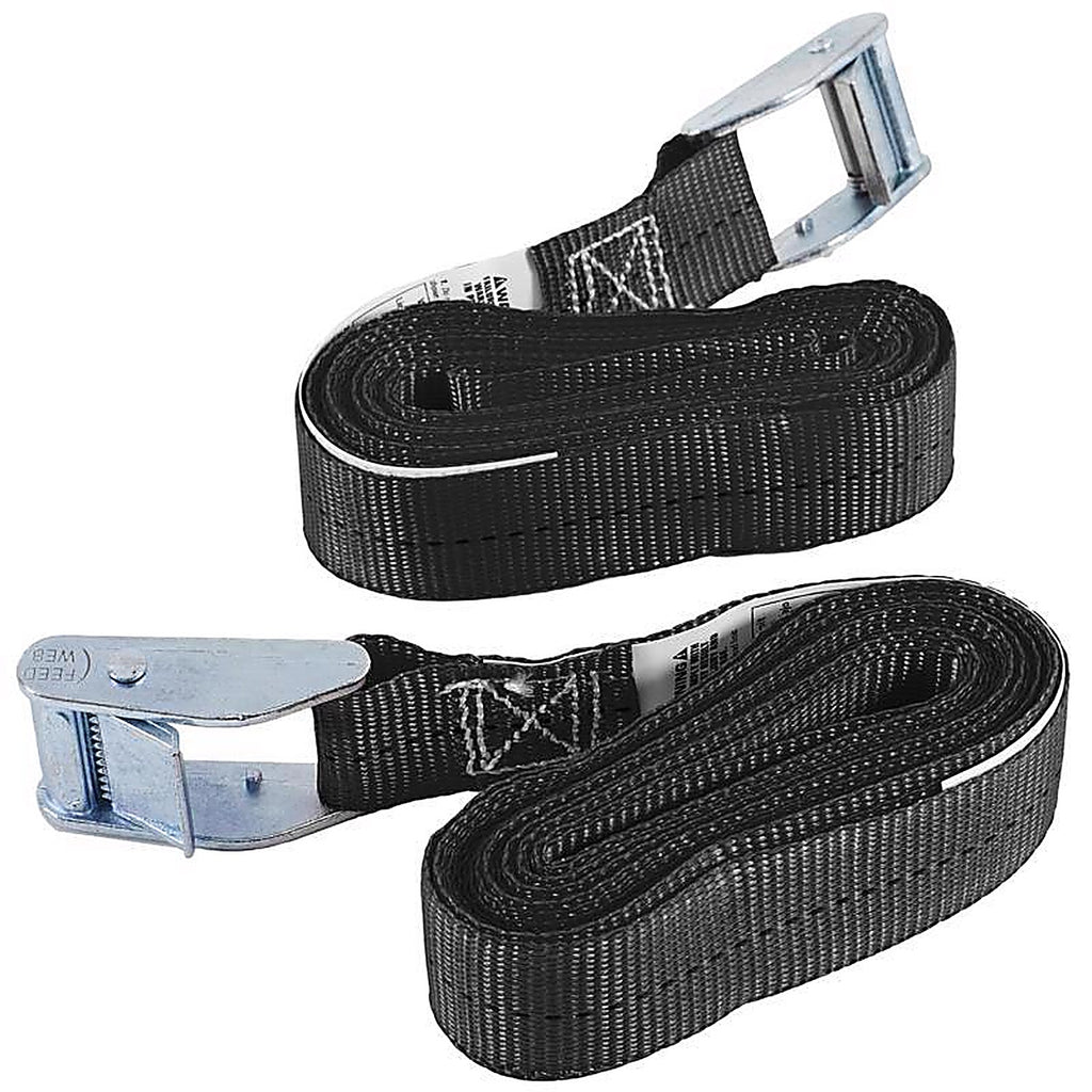 Keeper 89213 1 in. W x 13 ft. L Black Lashing Strap 200 lb. 2/Pack