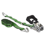 Keeper A47202 1.5 in. W x 16 ft. L Green Tie Down Strap 1666 lb. 1/Pack