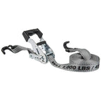 Keeper 5510 1 in. W x 12 ft. L Gray Tie Down Strap 1000 lb. 4/Pack