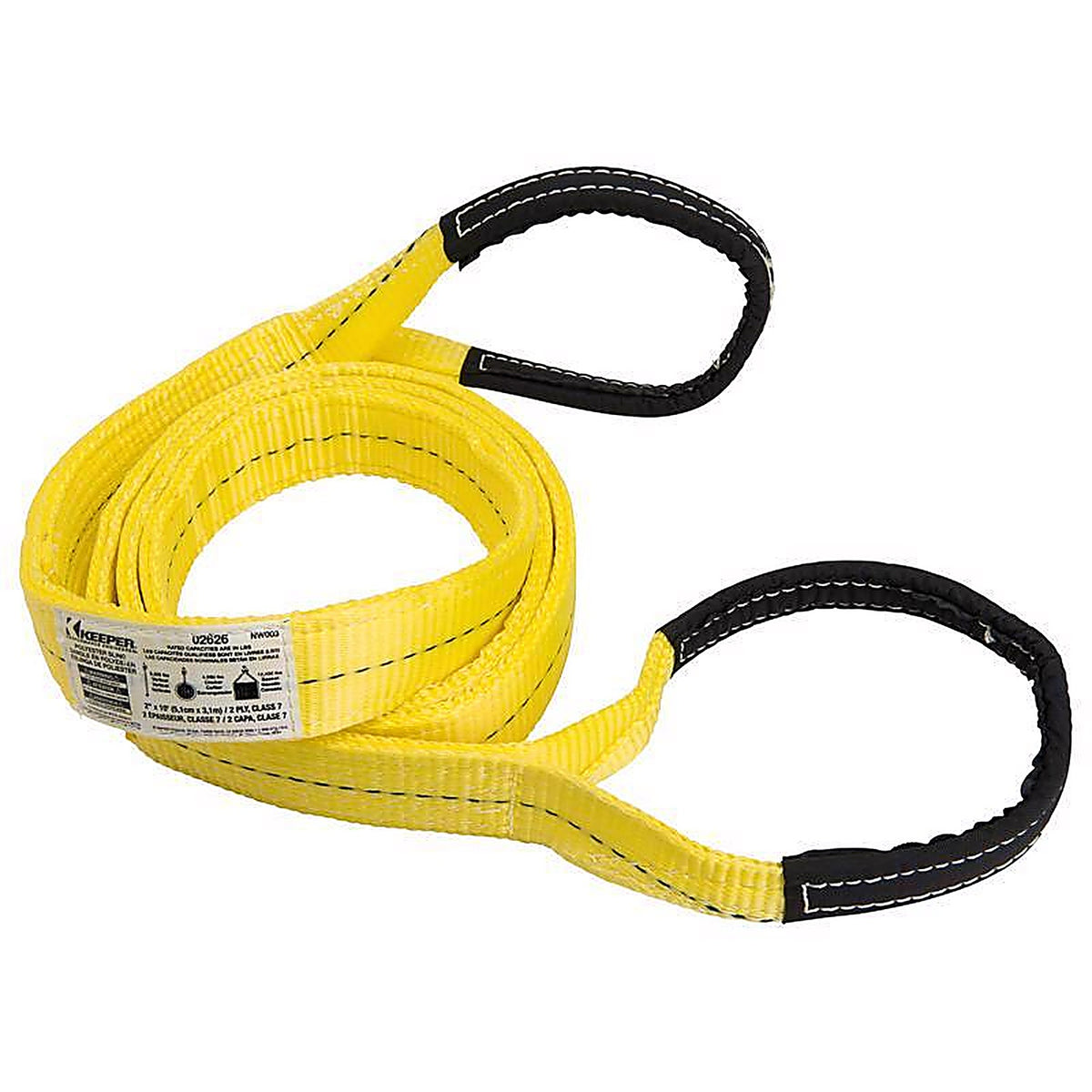 Keeper 2626 10 ft. L Yellow Lifting Sling 6200 lb. 1/Pack