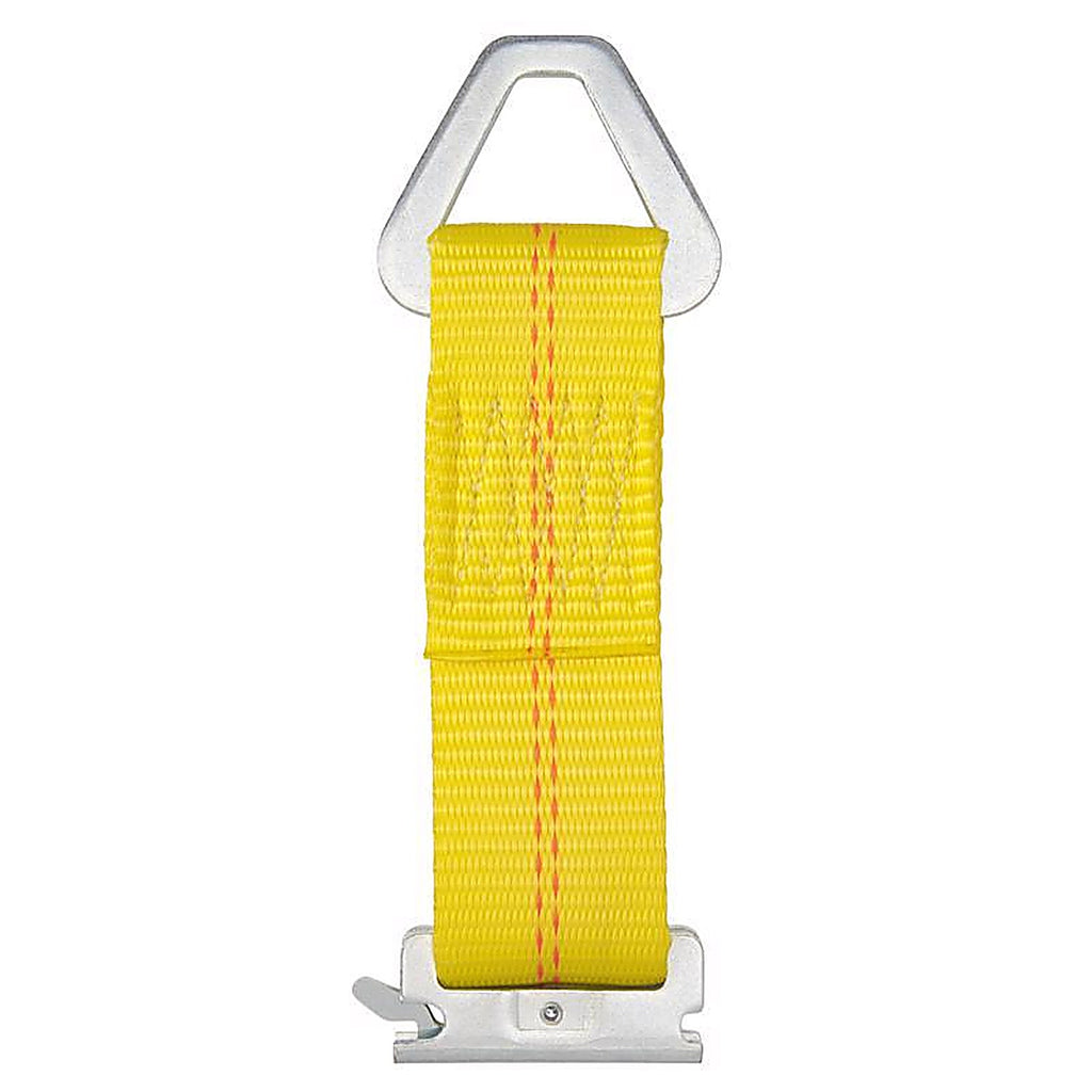 Keeper 47801 2 in. W x 7 in. L Yellow E-Track Tie-Off 2000 lb. 1/Pack