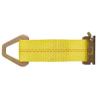 Keeper 47801 2 in. W x 7 in. L Yellow E-Track Tie-Off 2000 lb. 1/Pack