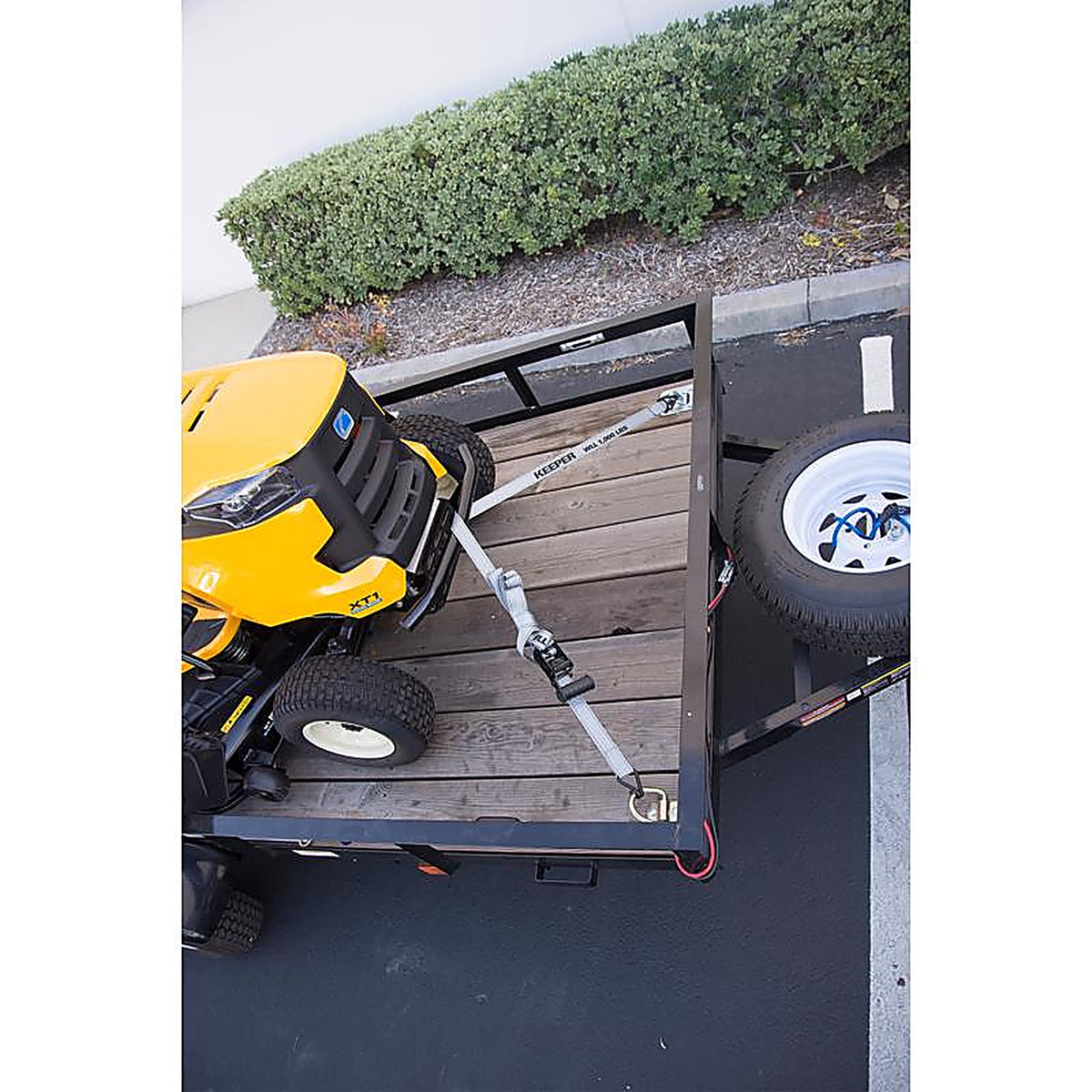 Keeper 45545 1.5 in. W x 12 ft. L Gray Tie Down w/Ratchet 1000 lb. 1/Pack
