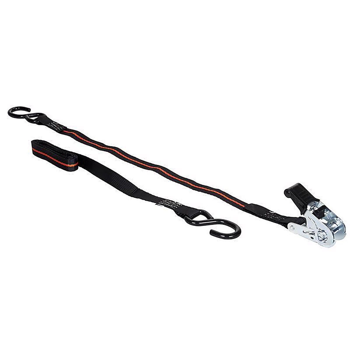 Keeper 45721 1 in. W x 8 ft. L Black Tie Down w/Ratchet 500 lb. 2/Pack
