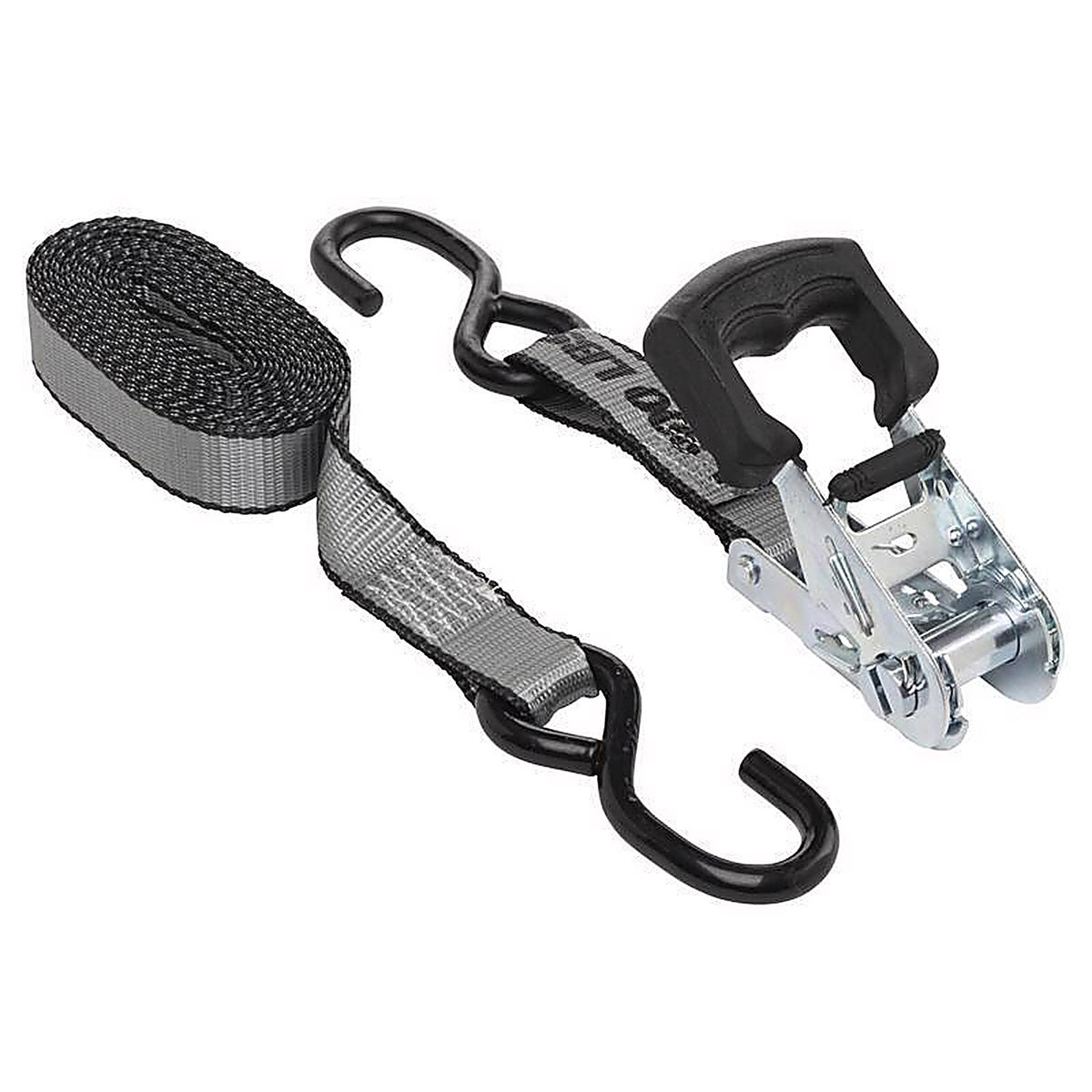 Keeper 5503 1.25 in. W x 14 ft. L Gray Tie Down w/Ratchet 800 lb. 1/Pack