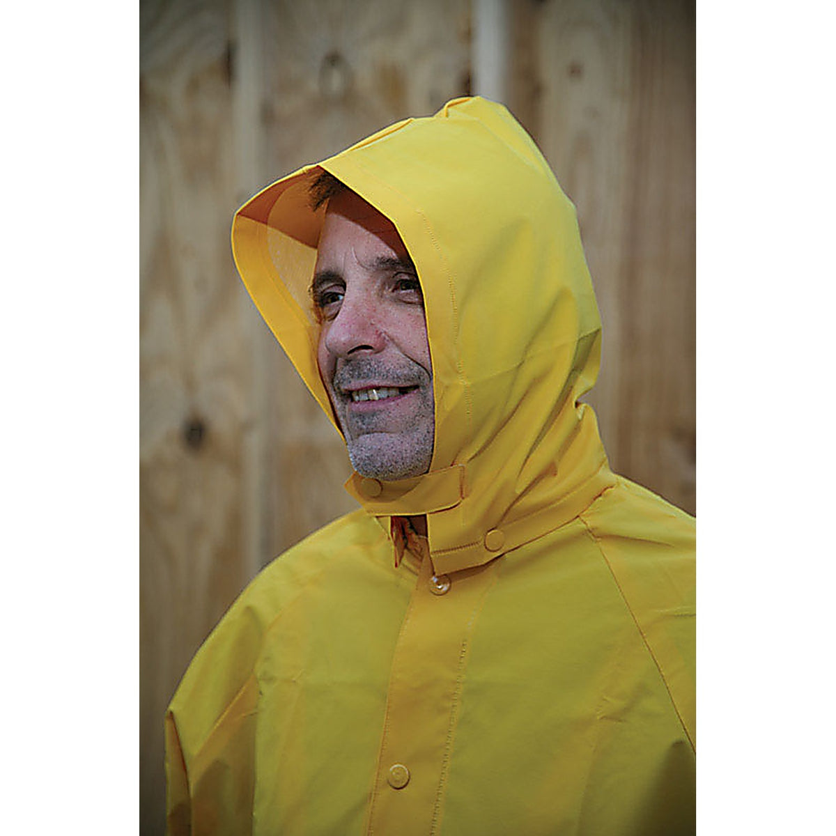 Boulder Creek 61312CM Yellow PVC-Coated Rayon Three Piece Rain Suit