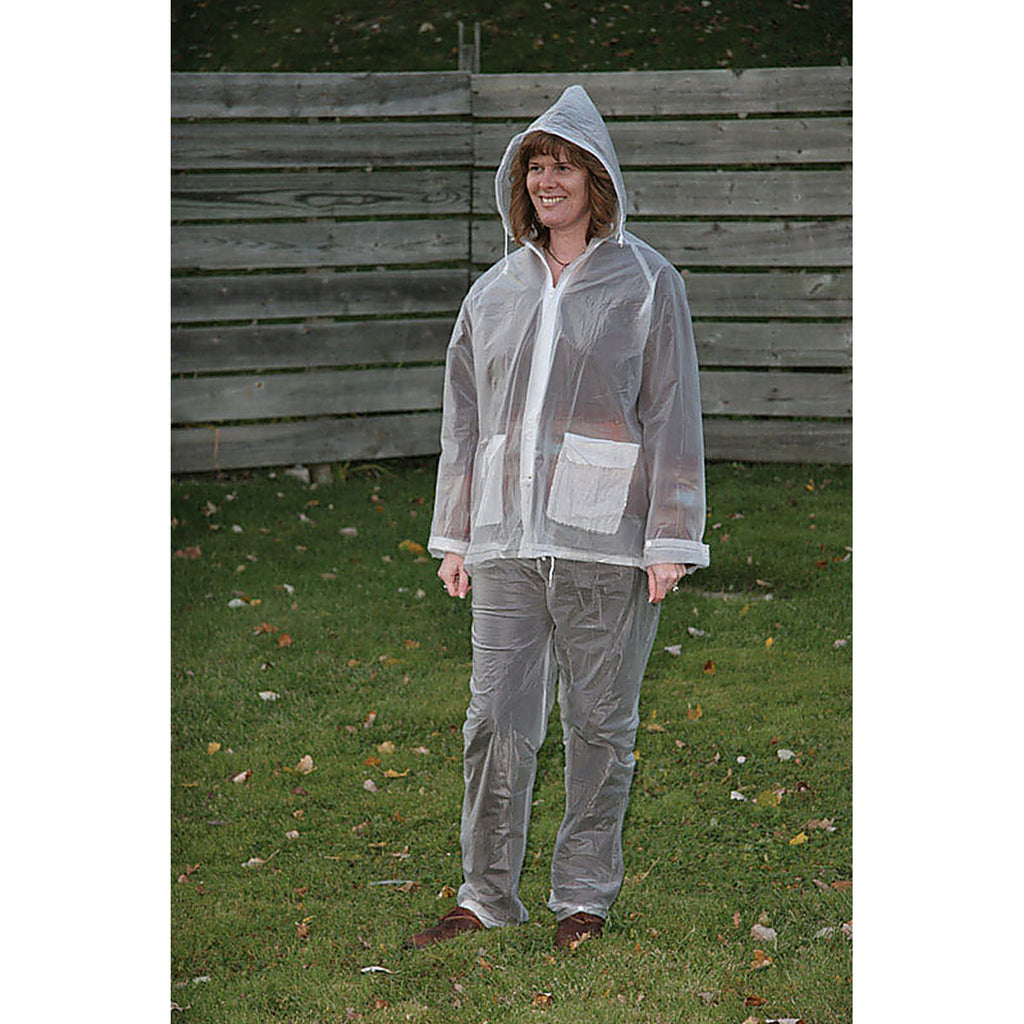Boulder Creek 61104CM Clear Vinyl Three Piece Rain Suit X-Large